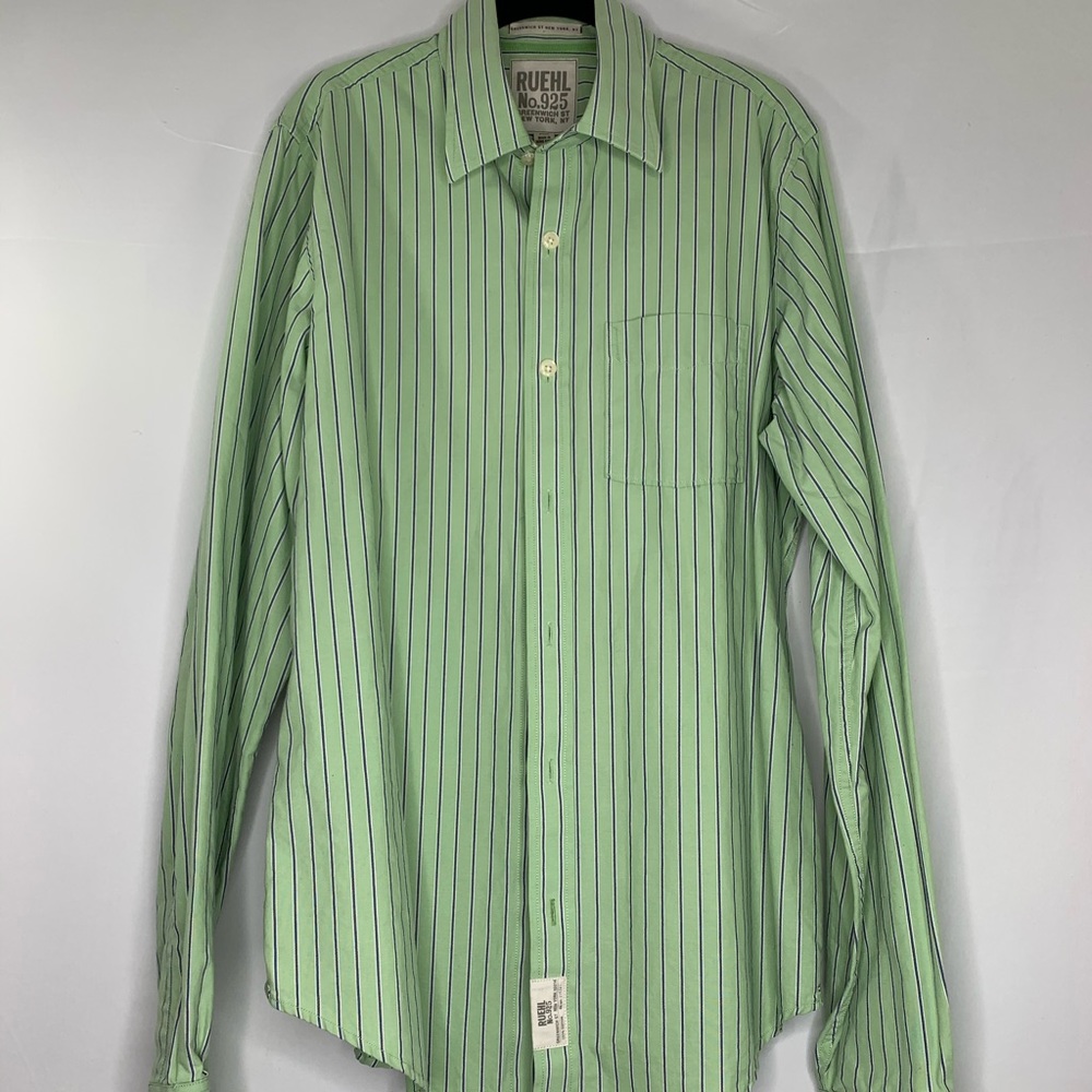 Ruehl no. 925 Button Down Green men’s shirt XL